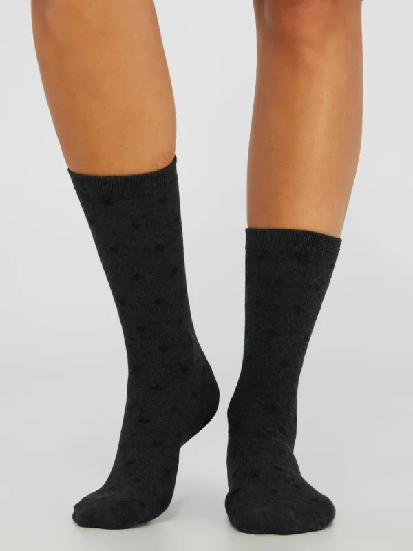 Polka Dot Crew Socks sold by Suzy Shier