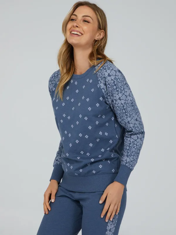 Printed Fleece Sweatshirt sold by Suzy Shier