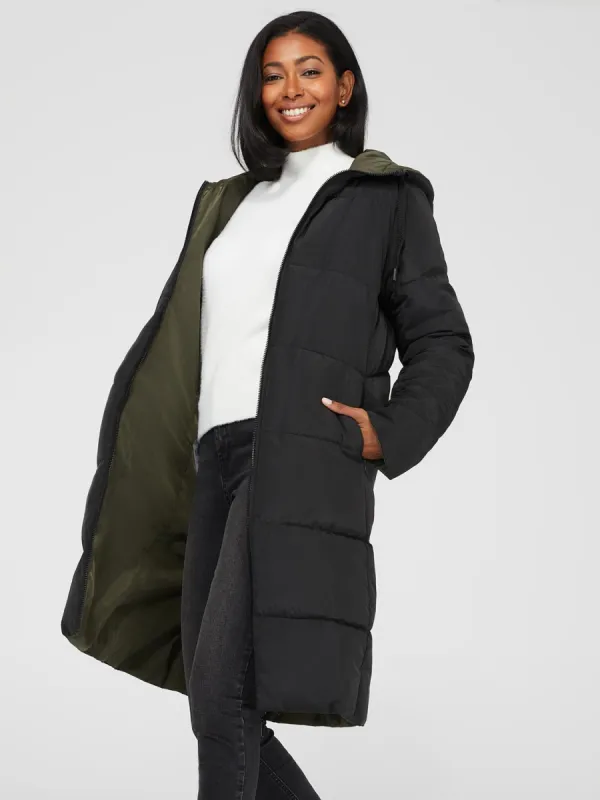 Mid-Length Reversible Jacket sold by Suzy Shier