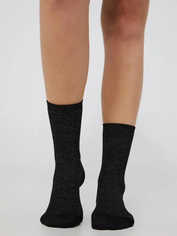 Metallic Crew Socks sold by Suzy Shier