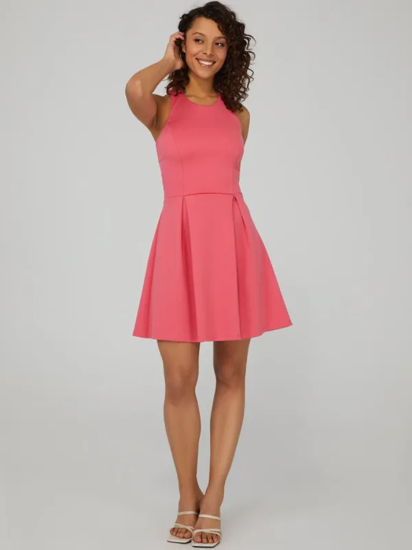 Cut-Out Back Skater Dress sold by Suzy Shier
