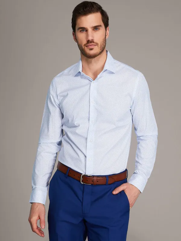 Floral Printed Slim Fit Dress Shirt sold by Suzy Shier