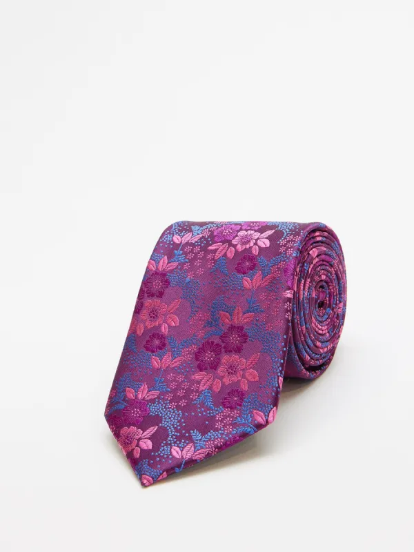 Vibrant Floral Tie sold by Suzy Shier