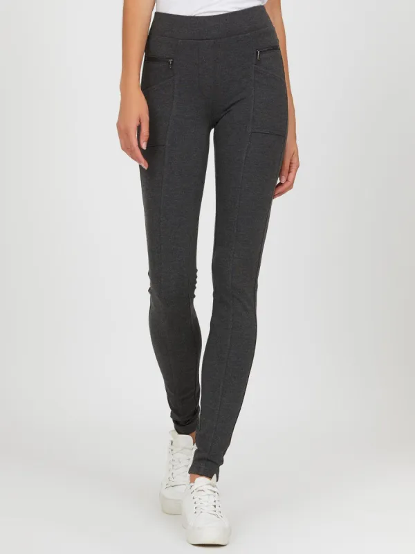 Side Zip Skinny Leg Pant sold by Suzy Shier