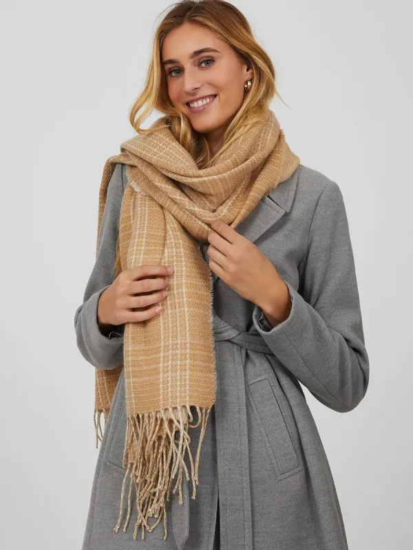 Reversible Fringed Edge Scarf sold by Suzy Shier