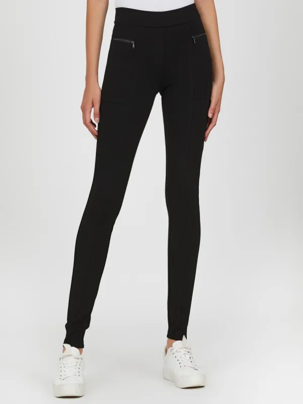 Side Zip Skinny Leg Pant sold by Suzy Shier