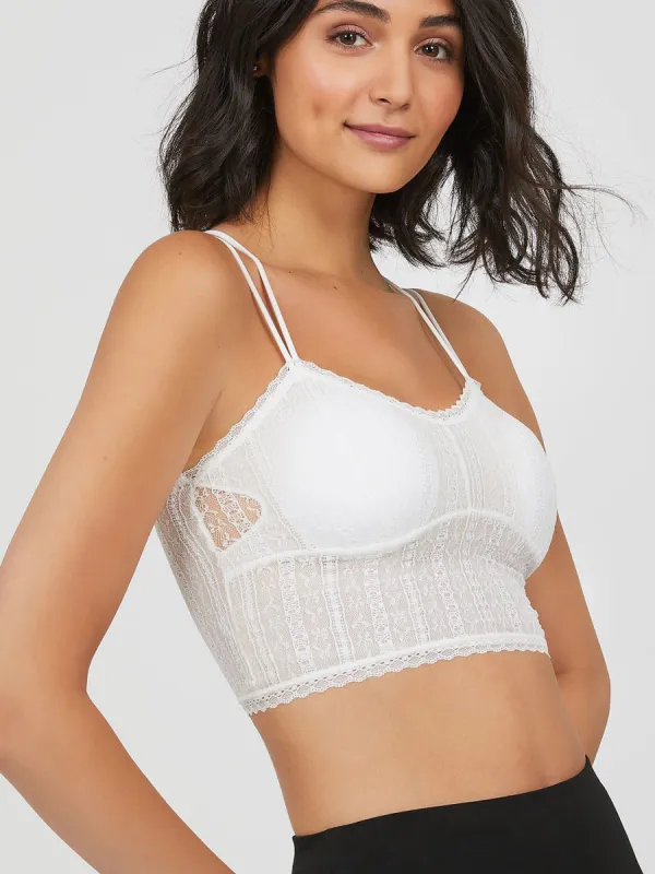 Padded Lace Tank Top sold by Suzy Shier
