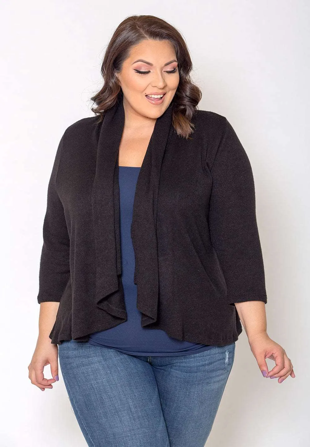 Knit Open Cardigan sold by SWAK