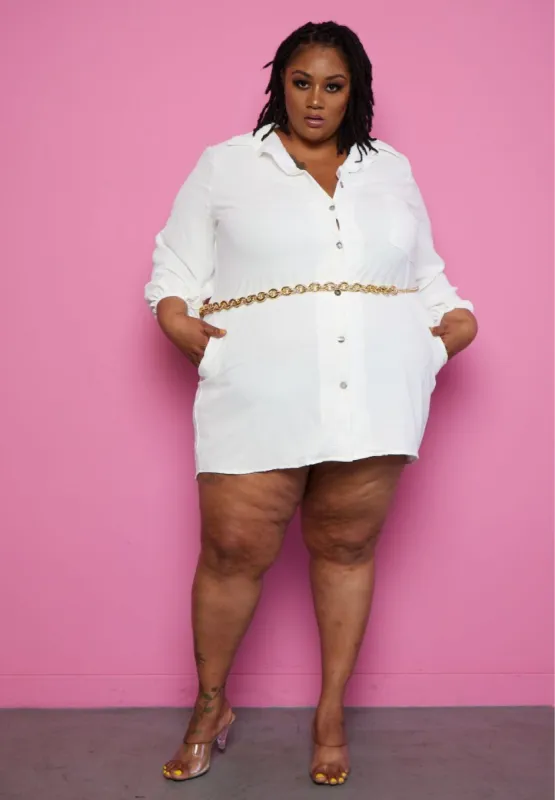 Alina Shirt Dress sold by SWAK