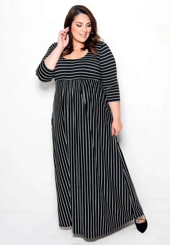 Lois Maxi Dress Striped sold by SWAK
