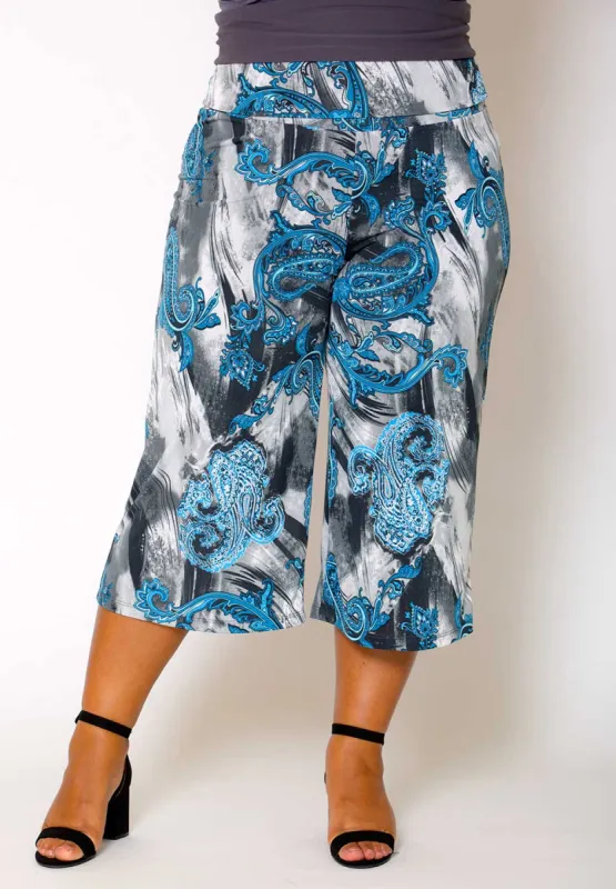 Printed Gaucho Pants sold by SWAK