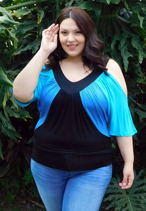 Molly Color Block Top sold by SWAK