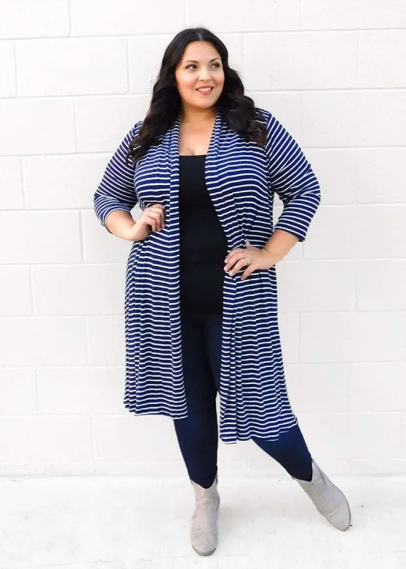 Knit Long Parker Cardigan sold by SWAK