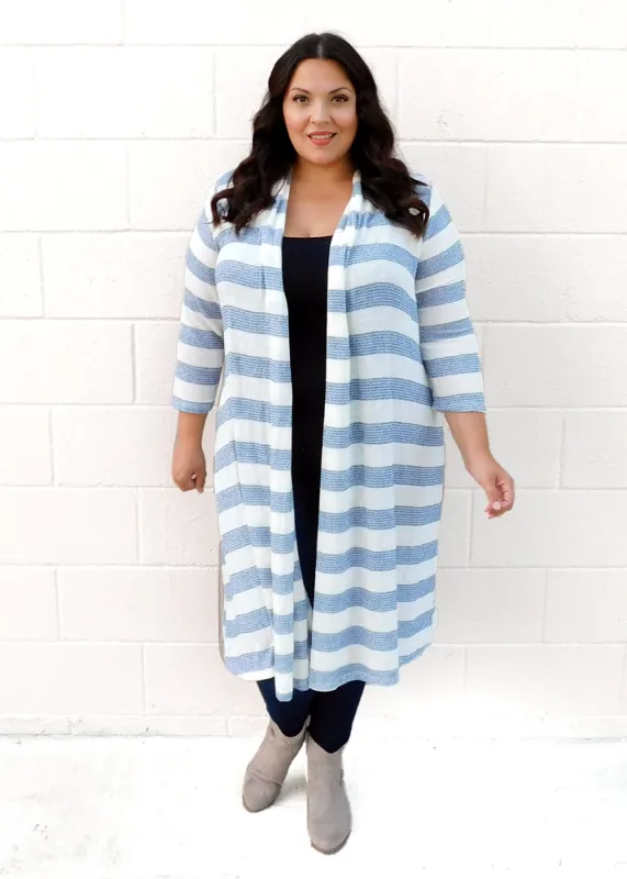 Knit Long Parker Cardigan sold by SWAK