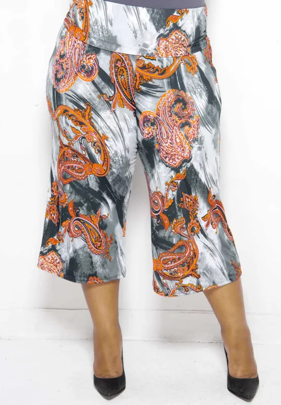 Printed Gaucho Pants sold by SWAK