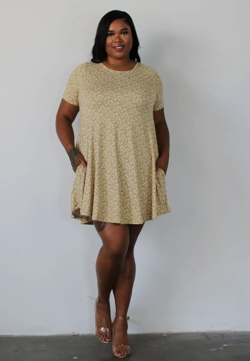 Olive Dress sold by SWAK