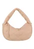 Stone Quilted Puffy Hobo Shoulder Handbag sold by SWAK