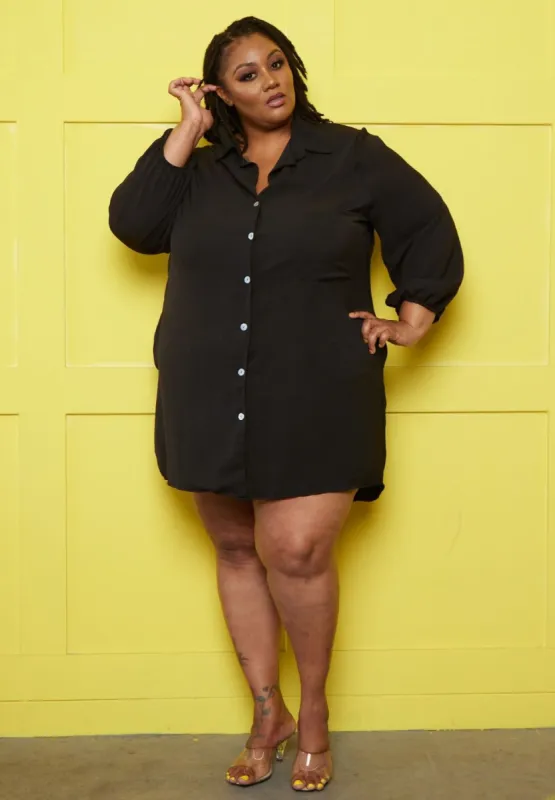 Alina Shirt Dress sold by SWAK