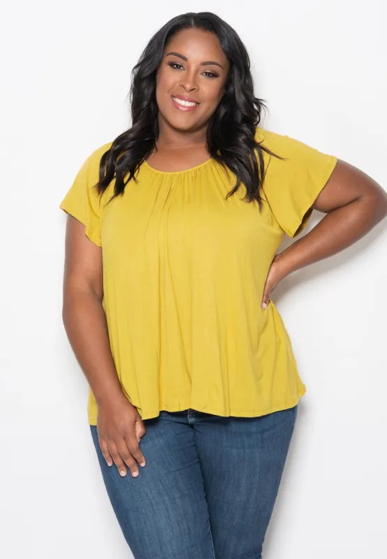Pretty Flutter Top sold by SWAK