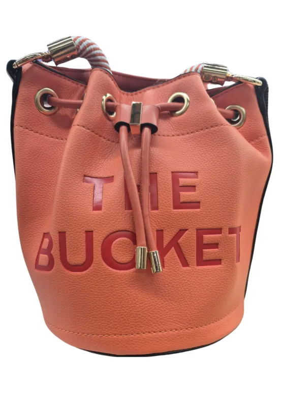 The Bucket Handbag Orange sold by SWAK