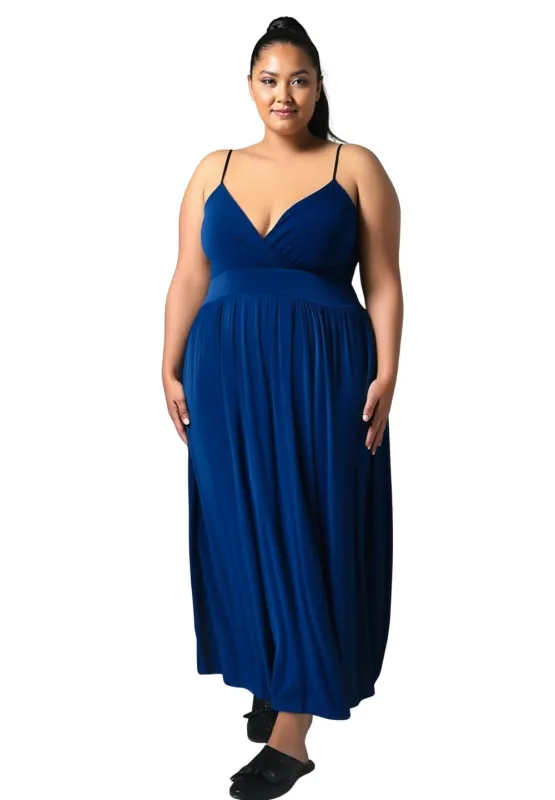 Sabrina Maxi Dress Navy sold by SWAK