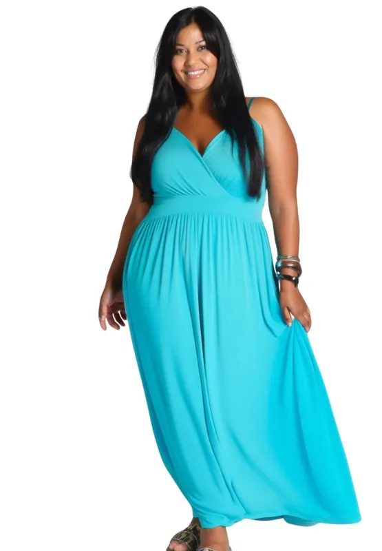 Sabrina Maxi Dress Light Blue sold by SWAK