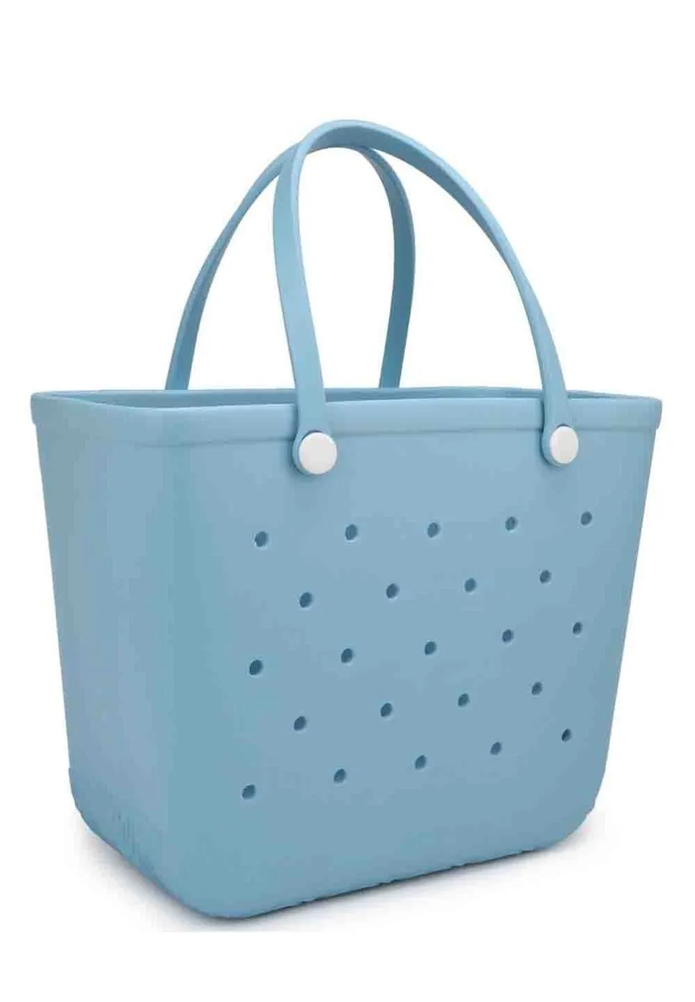 Rubber Beach Waterproof Tote Bag Blue sold by SWAK
