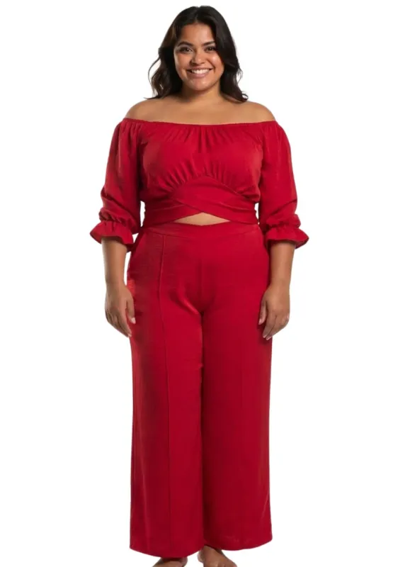 Louise Pants Red made by SWAK