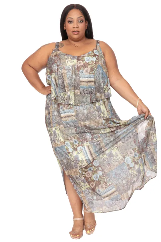 Marcy Metallic Dress sold by SWAK