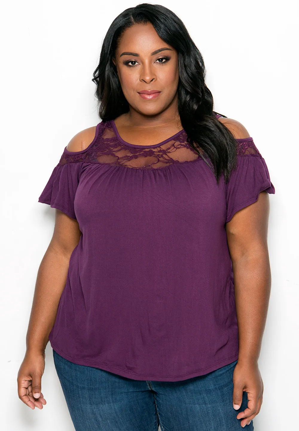 Stacy Cold-Shoulder Top sold by SWAK product image thumbnail 2