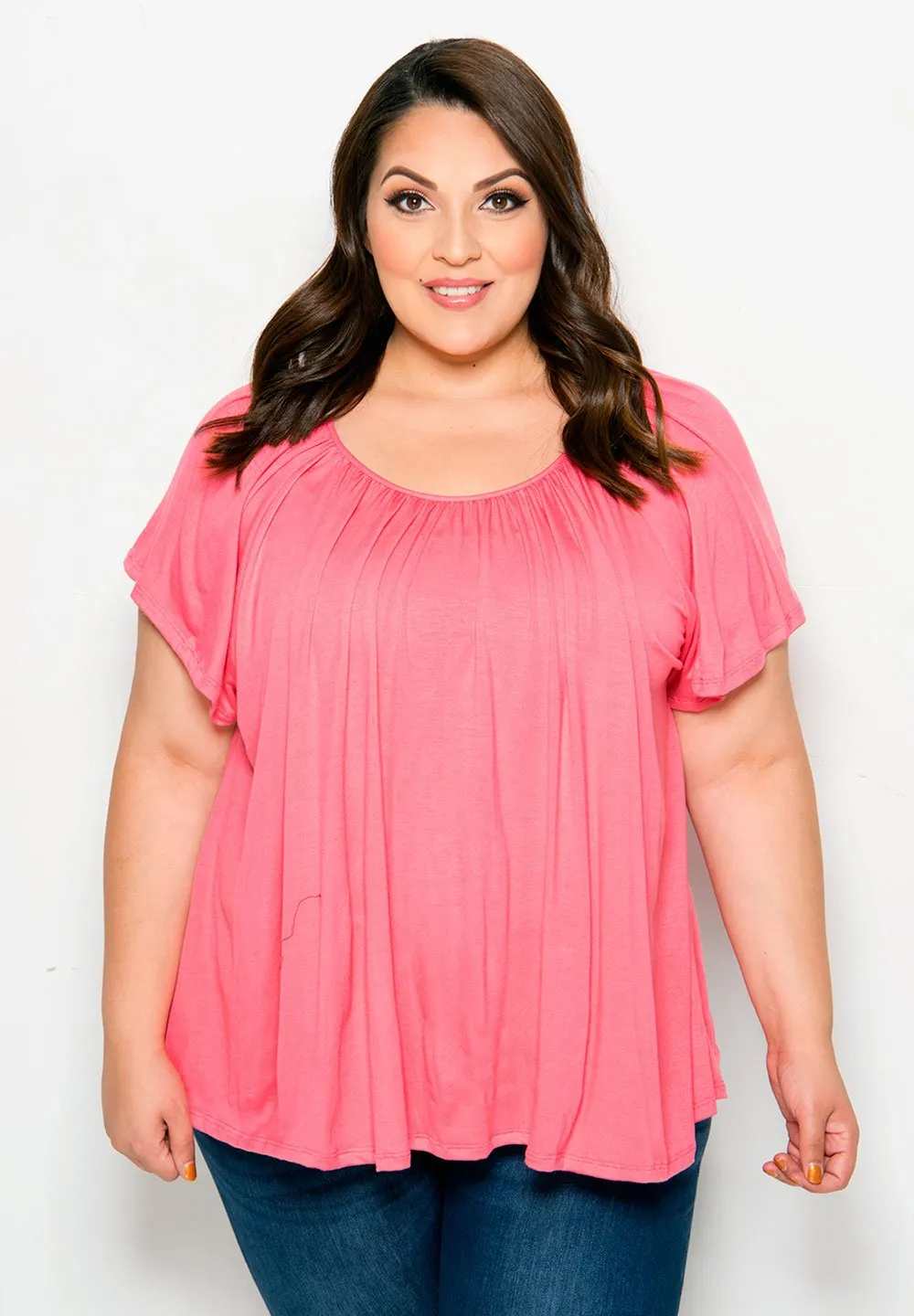 Pretty Flutter Top sold by SWAK