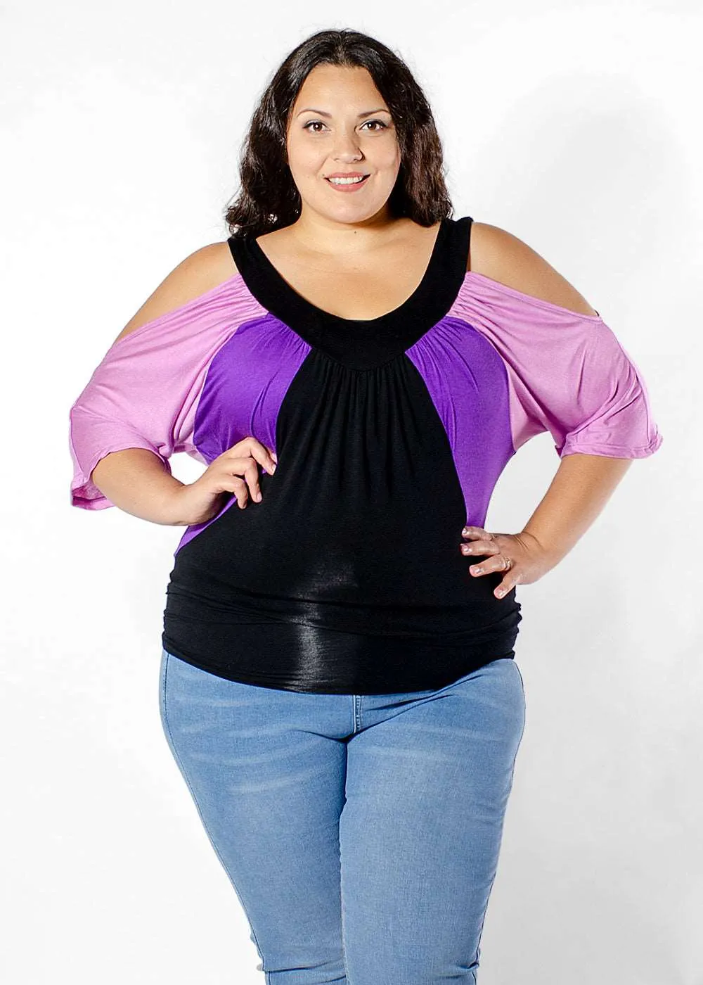 Molly Color Block Top sold by SWAK product image thumbnail 2