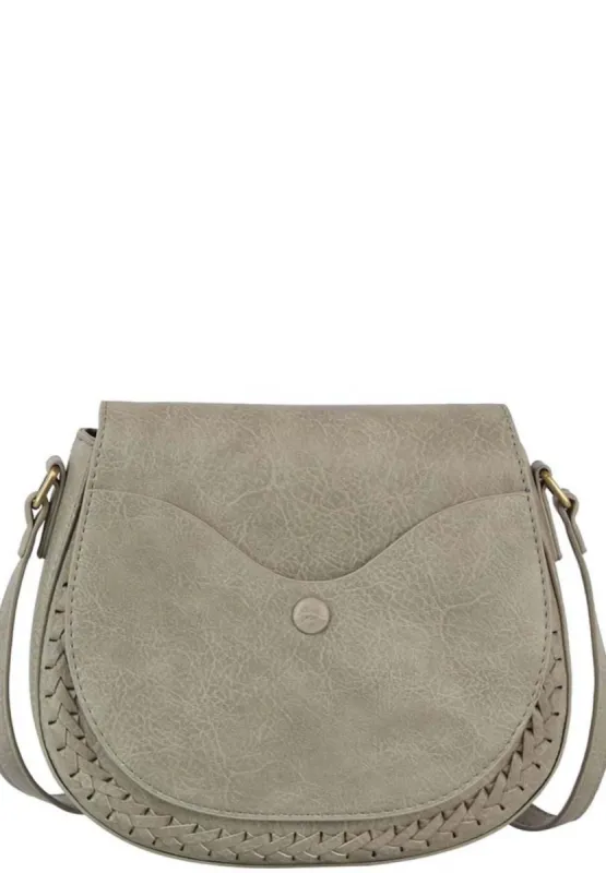 Grey Fashion Flap Crossbody Handbag sold by SWAK