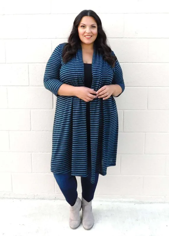 Knit Long Parker Cardigan sold by SWAK