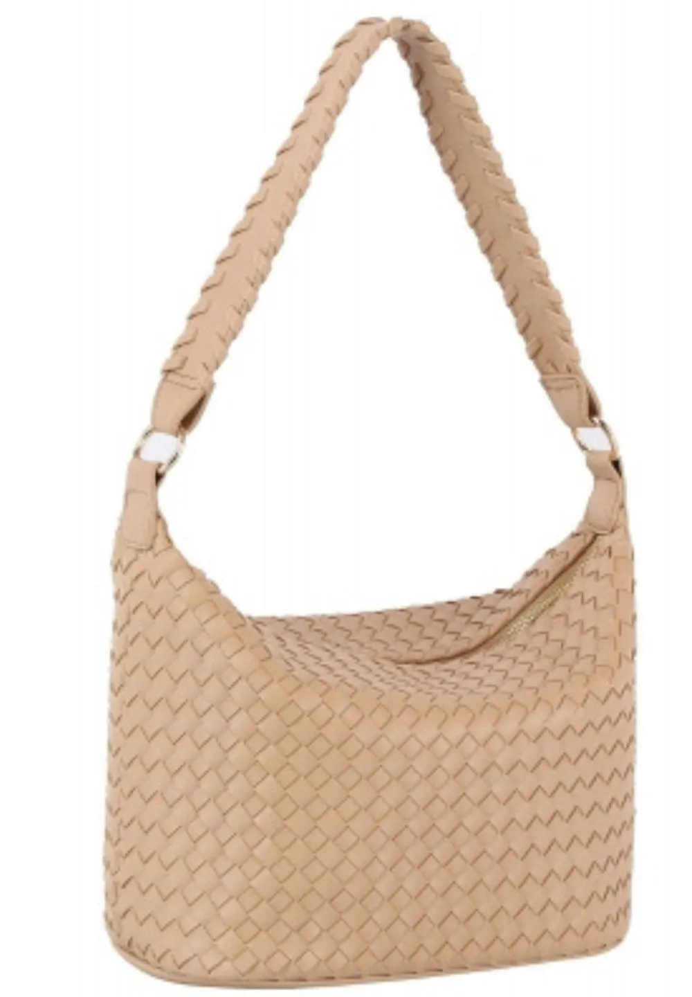 Stone Woven Hobo Shoulder Bag sold by SWAK