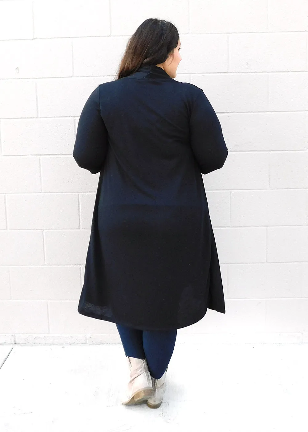 Knit Long Parker Cardigan sold by SWAK product image thumbnail 2