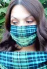Green Plaid Mask sold by SWAK