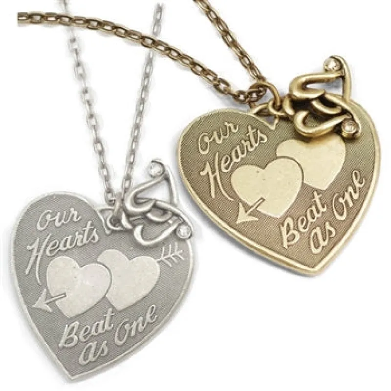 Our Hearts Beat as One Pendant Necklace N1248 sold by Sweet Romance