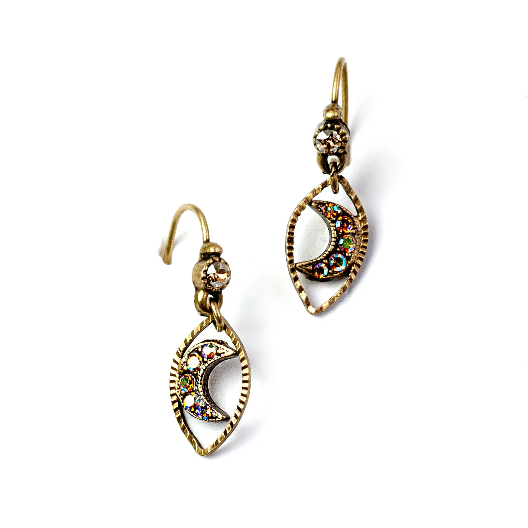 Dangling Moon Earrings E1493 sold by Sweet Romance product image thumbnail 2