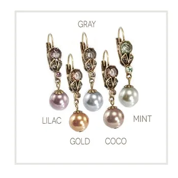 Classic Vintage Pearl Earrings E1007 sold by Sweet Romance