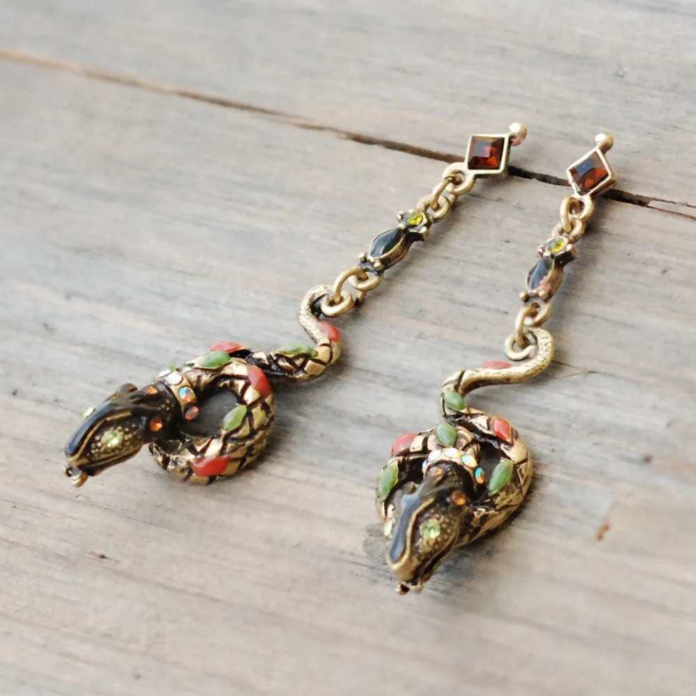 Snake Serpent Earrings E701 sold by Sweet Romance product image thumbnail 2