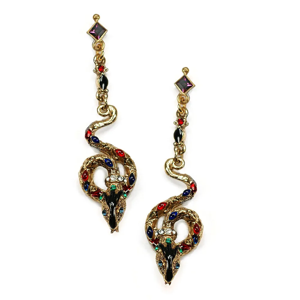 Snake Serpent Earrings E701 sold by Sweet Romance product image thumbnail 5