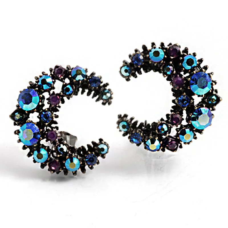 Indigo Blue Moon Earrings sold by Sweet Romance product image thumbnail 3