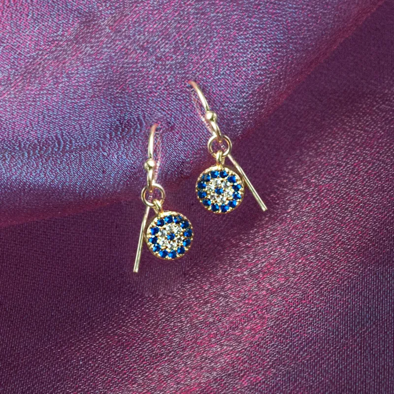 Tiny Shimmering Disk Earrings E1504 sold by Sweet Romance