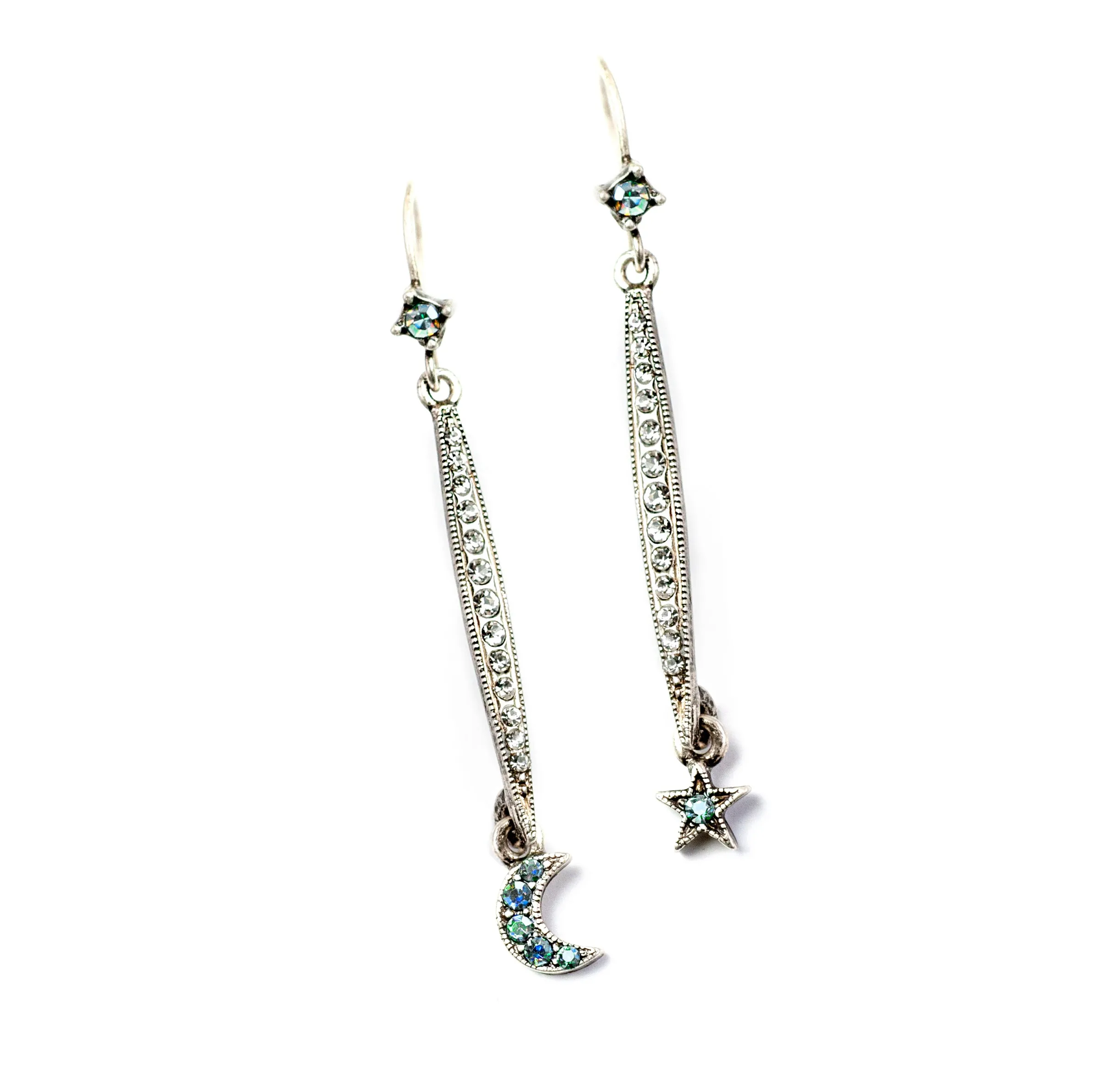 Longated Star & Moon Earring E1499 sold by Sweet Romance product image thumbnail 3