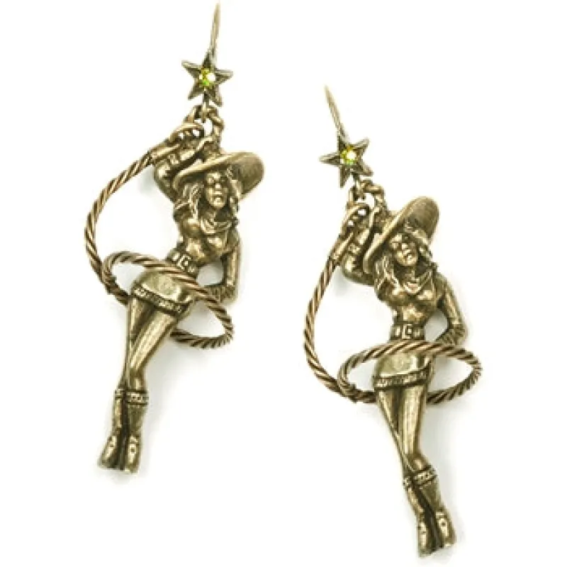 Cowgirl Lasso Earrings E316 made by Sweet Romance