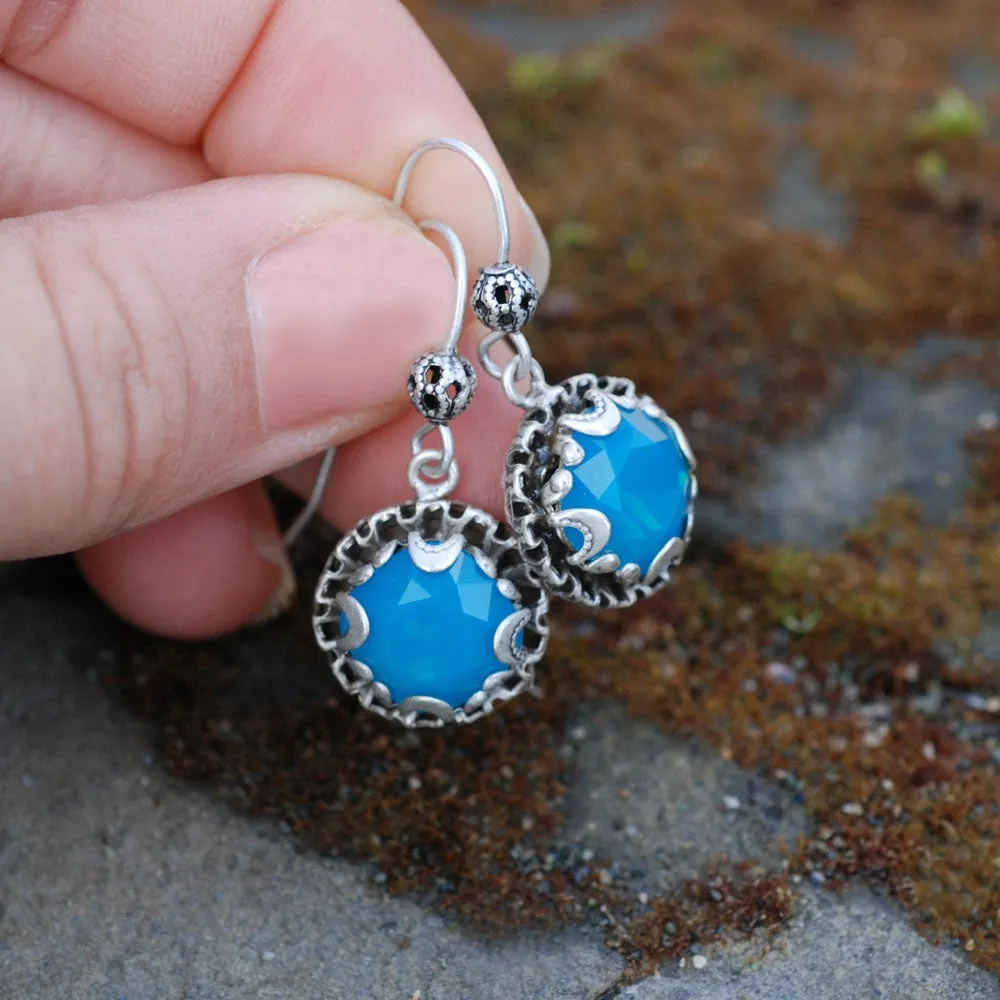 Crystal Dot Earrings E1297 sold by Sweet Romance product image thumbnail 3