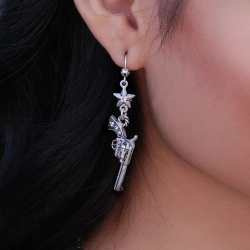 Annie's Pistol Earrings sold by Sweet Romance