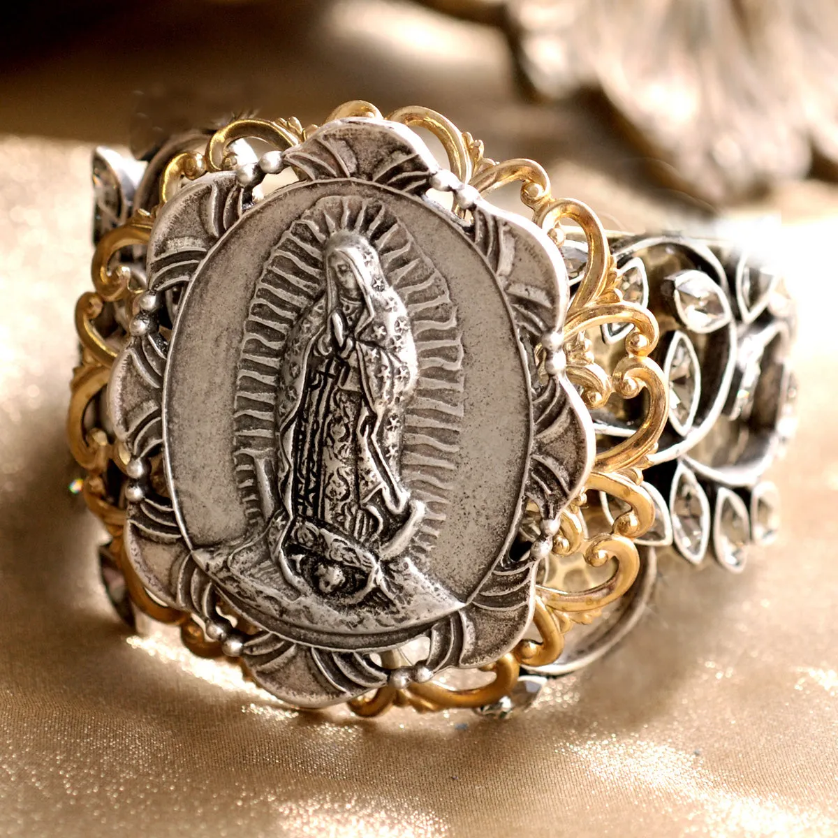 Our Lady of Guadalupe Cuff Bracelet BR900 sold by Sweet Romance product image thumbnail 4
