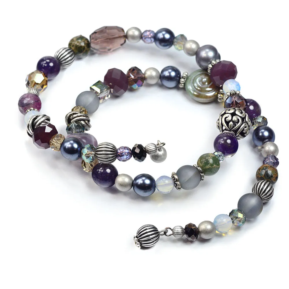 Cape Cod Boho Gemstone Spiral Bracelet BR1374 sold by Sweet Romance product image thumbnail 2